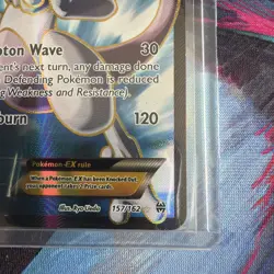 Mewtwo EX 157/162 XY Breakthrough Pokemon card TCG - Image 4