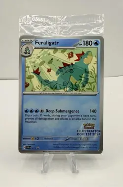 Pokemon Illustration Contest 2024 Promo SEALED Feraligatr Pikachu & Toxtricity - Image 1