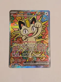 Meowth Ex 121/088 SIR Pokemon English Perfect Order 2026 - Image 1