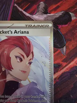 Team Rocket's Ariana SAR 128/098 SV10 The Glory of Team Rocket Pokemon Japanese - Image 3