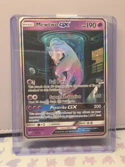 Mewtwo GX 78/73 Pokemon Shining Legends Shiny Holo Secret Rare - Image 1