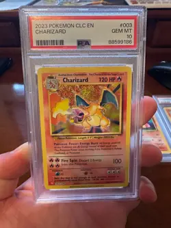 PSA 10--Charizard 003/034 Holo Pokemon 2023 CLC Classic Collection - Image 3