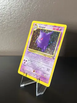 Pokemon Gengar 5/62 Holo Rare Fossil 1999 WotC MP - Surface Wear - Image 4