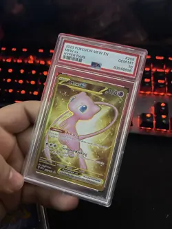 2023 POKEMON MEW EN-151 #205 MEW EX HYPER RARE PSA 10 - Image 2