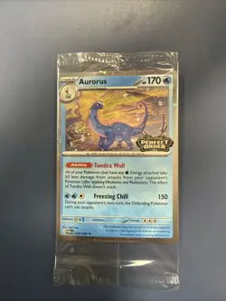 Aurorus 024/088 - Cosmo Holo - Pokemon Perfect Order Stamped Promo SEALED - Image 1