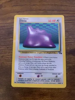 Pokemon Fossil Ditto 18/62 Non Holo - Image 1