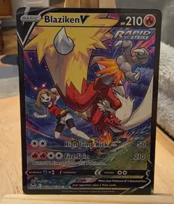 Pokemon TCG Blaziken v TG14/TG30 Ultra Rare Trainer Silver Tempest NM/M - Image 3