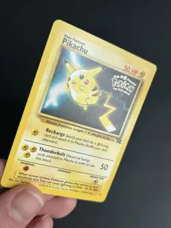 Pokemon TCG Pikachu Black Star 4 WOTC Promo Movie LP - Image 3