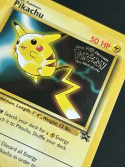 Pokemon TCG Pikachu Black Star 4 WOTC Promo Movie LP - Image 4