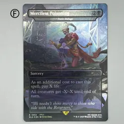Merciless Poison Borderless Foil MTG Toxic Deluge English SLD - Image 1
