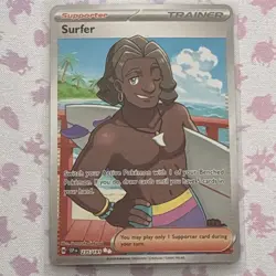 Surfer - 235/191 - Pokemon Surging Sparks Full Art Ultra Rare NM - Image 1