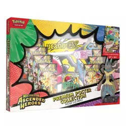 Pokemon TCG ASCENDED HEROES Premium Poster Collection Mega LUCARIO And GARDEVOIR - Image 4