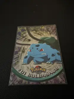 #01 Bulbasaur Topps Chrome 2000 Pokemon TV Animation Series 1 - Image 1