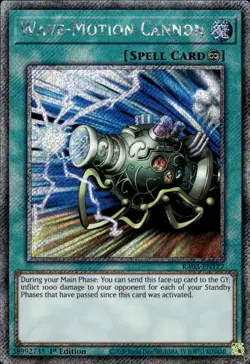 Wave-Motion Cannon - Platinum Secret Rare 1st Edition RA03-EN127 - NM - YuGiOh - Image 1