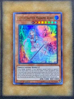 Yugioh Witchcrafter Madame Verre DUOV-EN073 Ultra Rare 1st Ed NM - Image 1