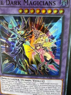 Yugioh RA04-EN054 - The Dark Magicians - Platinum Secret Rare Purple Gold Red - Image 2