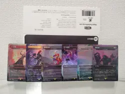 Secret Lair Game Over Rainbow Foil Magic The Gathering MTG Fantasy Characters - Image 1