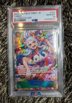 PSA 10 Yamato OP01-121 SEC PRB-01 Alt Art One Piece Card Japanese 2024 - Image 1
