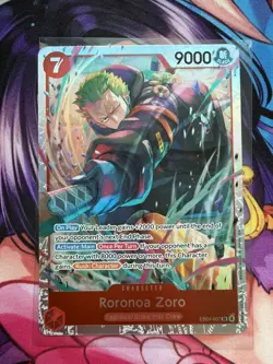 One Piece Roronoa Zoro EB04-007 SR ENGLISH OP15 - Image 1