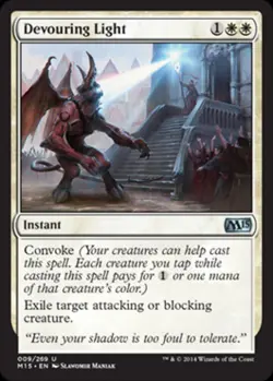 Devouring Light - Light Play MTG Magic 2015 Core Set - Image 1