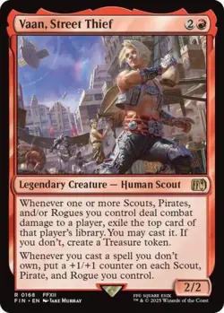 Vaan, Street Thief - Near Mint MTG Universes Beyond: FINAL FANTASY - Image 1