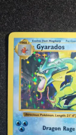 Gyarados 6/102 Shadowless Base Set Holo Rare Pokemon Card 1999 WOTC TCG Pokemon - Image 3