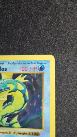 Gyarados 6/102 Shadowless Base Set Holo Rare Pokemon Card 1999 WOTC TCG Pokemon - Image 4