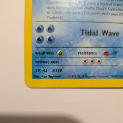Pokemon TCG Misty's Gyarados Gym Challenge 13/132 Holo Rare HP. - Image 2