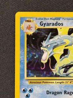 Pokemon Gyarados Holo Rare TCG Card 6/102 Base Set NM - Image 2