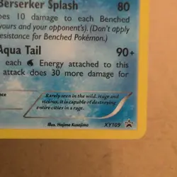 Gyarados XY109 - Pokemon TCG XY Promo Holo Rare Card LP - Image 2