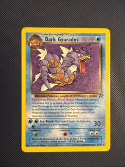 Pokemon Dark Gyarados 25/82 TCG Team Rocket Card Non-Holo Rare - Image 1