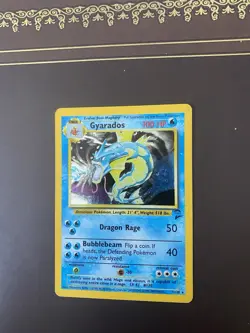 Pokemon Gyarados TCG Base Set 2 Holo Card 7/130 Unlimited Rare - Image 1