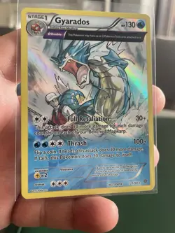 Pokemon TCG Gyarados Ancient Origins 21/98 Reverse Holo Holo Rare - Image 1