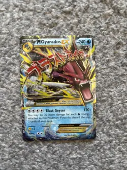 Pokemon TCG Mega Gyarados EX Breakpoint 27/122 Holo Holo Rare EX - Image 1