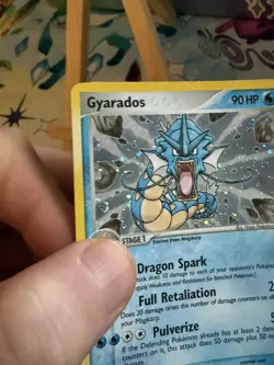 Pokemon TCG Gyarados EX Deoxys 8/107 Holo Holo Rare SWIRL! - Image 3