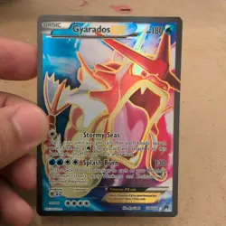 Pokemon TCG Gyarados-EX Breakpoint 114/122 Holo Full Art Ultra Rare - Image 1