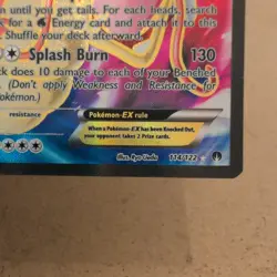 Pokemon TCG Gyarados-EX Breakpoint 114/122 Holo Full Art Ultra Rare - Image 2