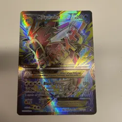 Pokemon TCG Mega Gyarados EX Breakpoint 115/122 Holo Full Art Ultra Rare LP - Image 1