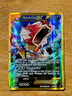 Pokemon TCG Gyarados EX 123/122 - English BREAKpoint Full Art Raw Card HP DAMAGE - Image 1