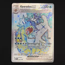 Pokemon TCG Card Gyarados ex 225/198 Scarlet & Violet Base Set Ultra Rare - NM - Image 1