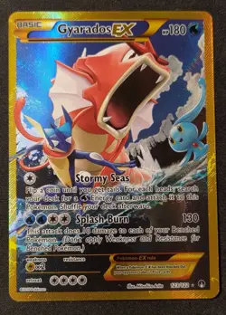 LP Gyarados EX 123/122 Secret rare XY BREAKpoint Pokemon TCG cards ultra holo - Image 1