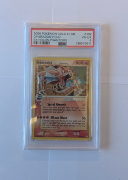 PSA 4 Gyarados Gold Star #102 Delta Species EX Holon Phantoms Pokemon TCG - Image 3