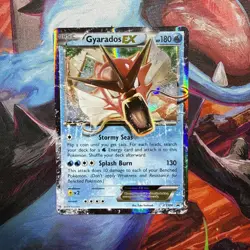 Pokemon TCG Gyarados EX XY Black Star Promos Holo Card XY106 Near Mint - Image 2