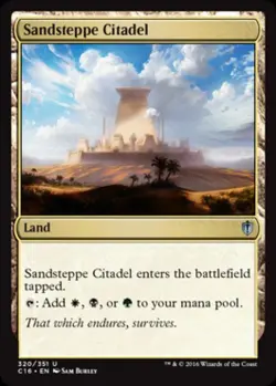 Sandsteppe Citadel - Light Play MTG Commander 2016 Edition - Image 1