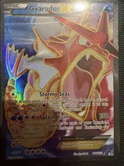 Pokemon Gyarados-EX TCG Full Art Holo Card Breakpoint 114/122 - Image 1