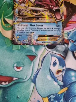 Pokemon TCG Breakpoint Mega M Gyarados EX Ultra Rare Holo Card 27/122 - Image 2