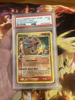 Gold Star Gyarados 102/110 PSA 1 PR POOR Pokemon TCG EX Holon Phantoms - Image 1