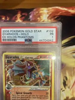 Gold Star Gyarados 102/110 PSA 1 PR POOR Pokemon TCG EX Holon Phantoms - Image 4