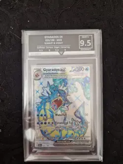 Pokemon 2023 TCG Scarlet and Violet Gyarados EX Full Art #225 - Image 1