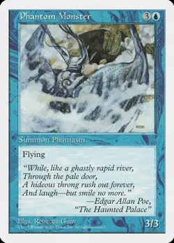 MTG - Phantom Monster - Fifth Edition - X1 - (NM) - - Image 1